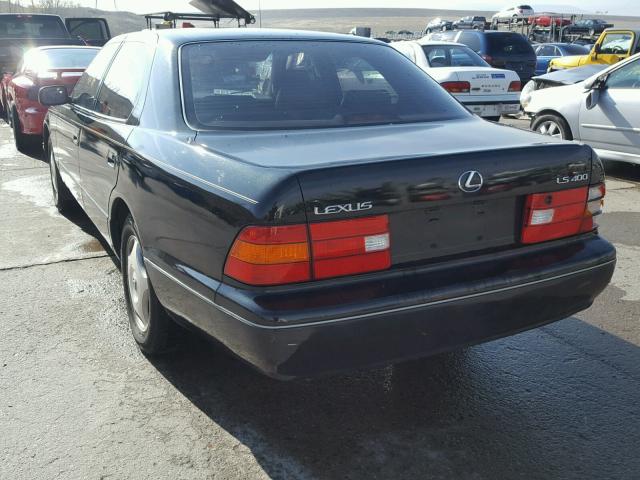 JT8BH28F7X0145597 - 1999 LEXUS LS 400 BLACK photo 3