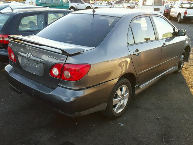 1NXBR32E57Z831968 - 2007 TOYOTA COROLLA CE GRAY photo 4