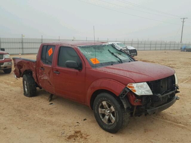 1N6AD0ER2CC442259 - 2012 NISSAN FRONTIER S MAROON photo 1