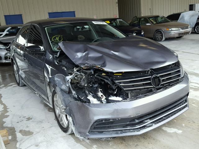 3VW2K7AJ1FM227736 - 2015 VOLKSWAGEN JETTA BASE 灰色 照片 1