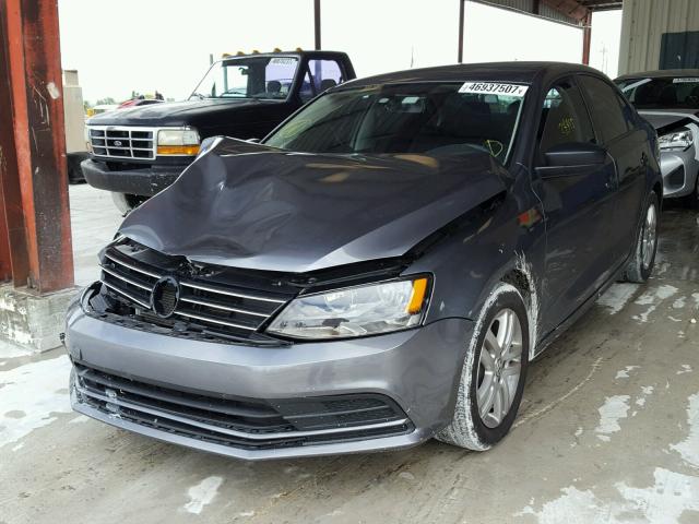 3VW2K7AJ1FM227736 - 2015 VOLKSWAGEN JETTA BASE 灰色 照片 2