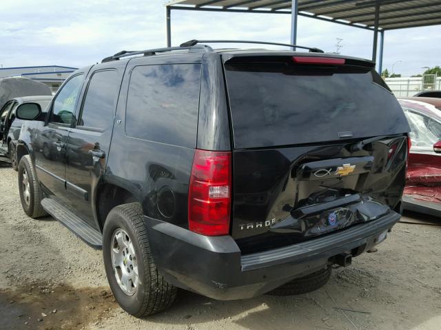 1GNFC13087R321557 - 2007 CHEVROLET TAHOE C150 BLACK photo 3