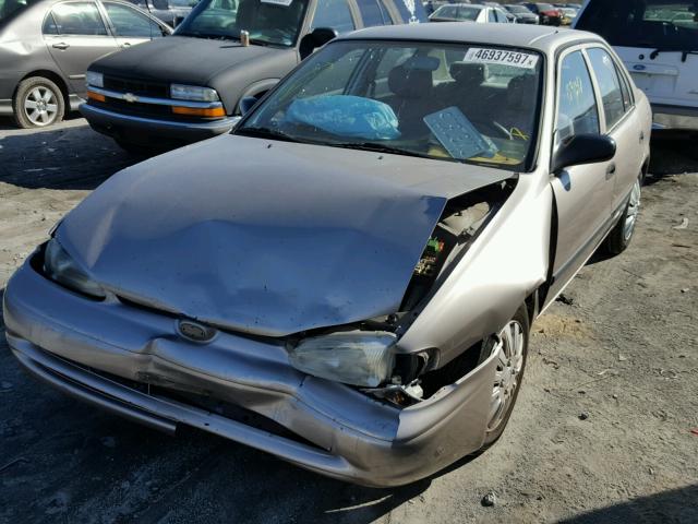 1Y1SK5285WZ441061 - 1998 CHEVROLET GEO PRIZM 银色 照片 2