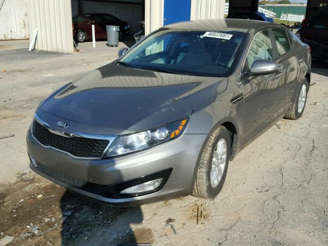 5XXGM4A72DG159239 - 2013 KIA OPTIMA LX BROWN photo 2