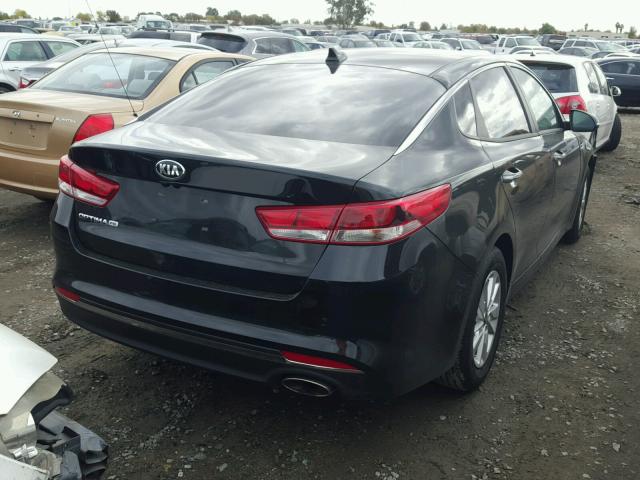 KNAGT4L39H5179329 - 2017 KIA OPTIMA LX BLACK photo 4