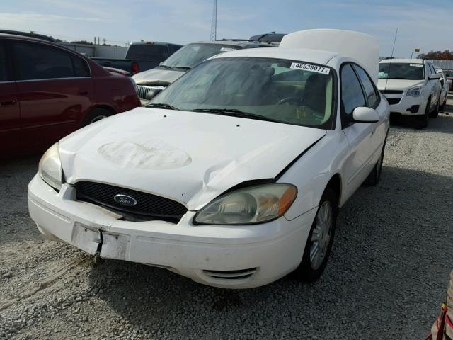 1FAFP56U27A183604 - 2007 FORD TAURUS SEL WHITE photo 2