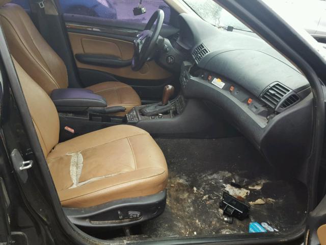 WBAET37463NJ24186 - 2003 BMW 325 I BLACK photo 5
