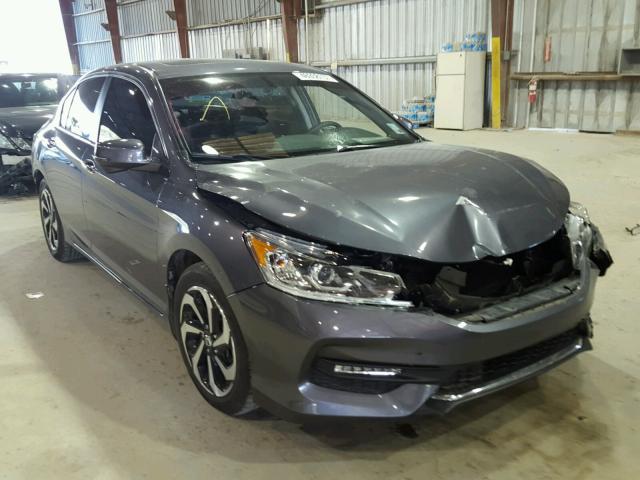 1HGCR2F83GA022513 - 2016 HONDA ACCORD EXL GRAY photo 1