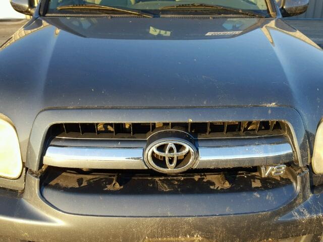 5TDBT44AX6S270899 - 2006 TOYOTA SEQUOIA SR BLUE photo 7