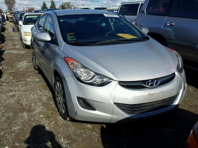 KMHDH4AE2CU368975 - 2012 HYUNDAI ELANTRA GL SILVER photo 1