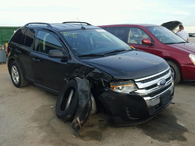 2FMDK4GC8EBA01045 - 2014 FORD EDGE SE BLACK photo 1