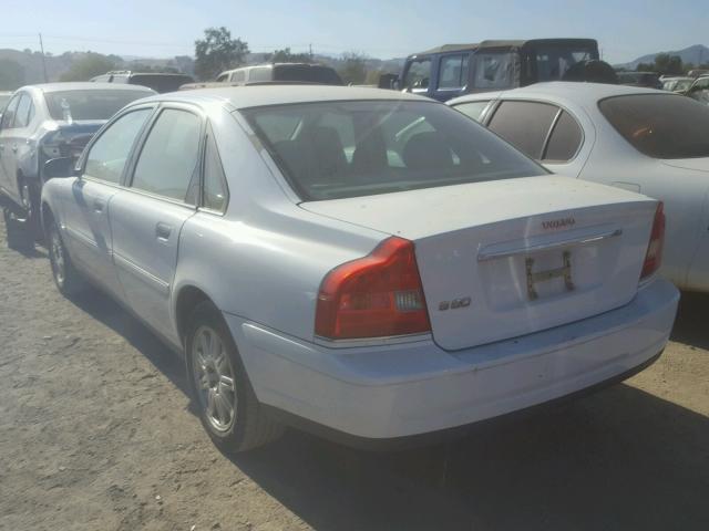 YV1TS592051390361 - 2005 VOLVO S80 2.5T WHITE photo 3