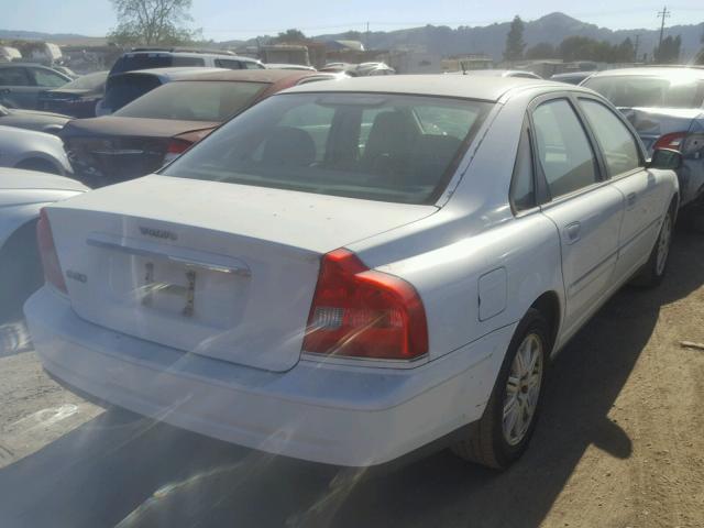 YV1TS592051390361 - 2005 VOLVO S80 2.5T WHITE photo 4