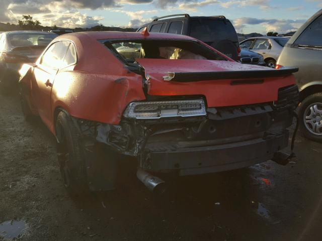 2G1FS1EW5E9244465 - 2014 CHEVROLET CAMARO SS RED photo 3