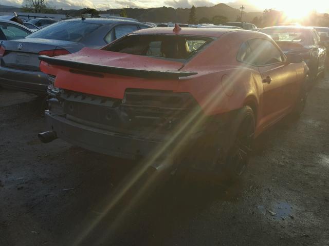 2G1FS1EW5E9244465 - 2014 CHEVROLET CAMARO SS RED photo 4