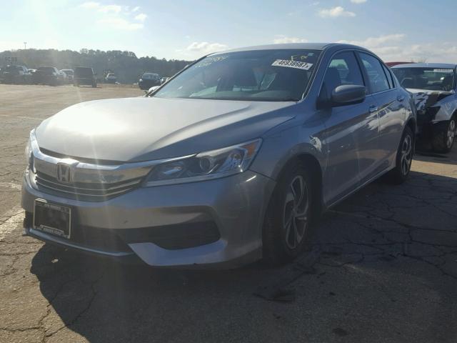 1HGCR2F37GA012362 - 2016 HONDA ACCORD LX GRAY photo 2