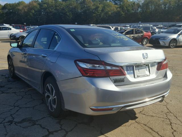 1HGCR2F37GA012362 - 2016 HONDA ACCORD LX GRAY photo 3