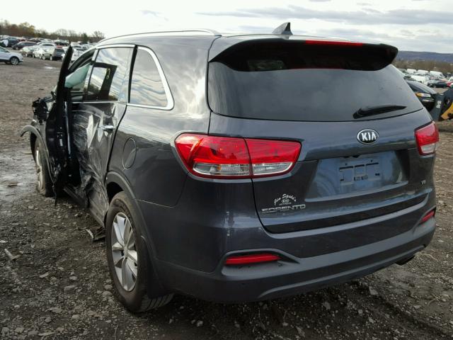 5XYPG4A54GG157451 - 2016 KIA SORENTO LX GRAY photo 3