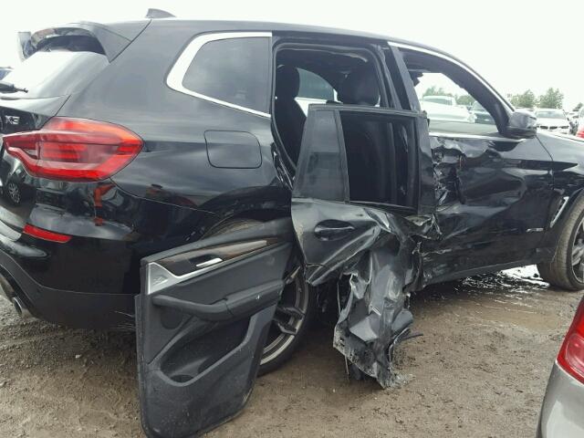 5UXTR9C54JLC80201 - 2018 BMW X3 XDRIVEM შავი ფოტო 9
