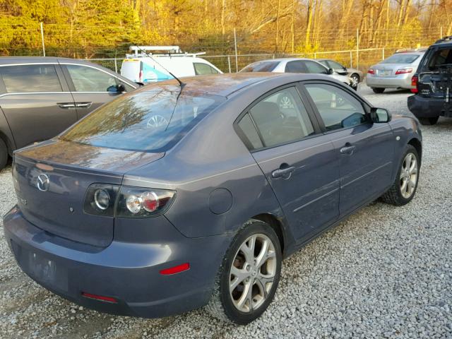 JM1BK32F091197247 - 2009 MAZDA 3 I GRAY photo 4