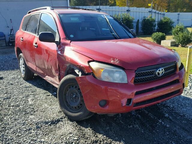 JTMZD33V965026175 - 2006 TOYOTA RAV4 RED photo 1