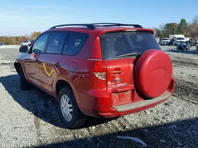 JTMZD33V965026175 - 2006 TOYOTA RAV4 RED photo 3