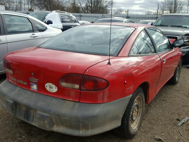 1G1JC1241X7260175 - 1999 CHEVROLET CAVALIER B RED photo 4