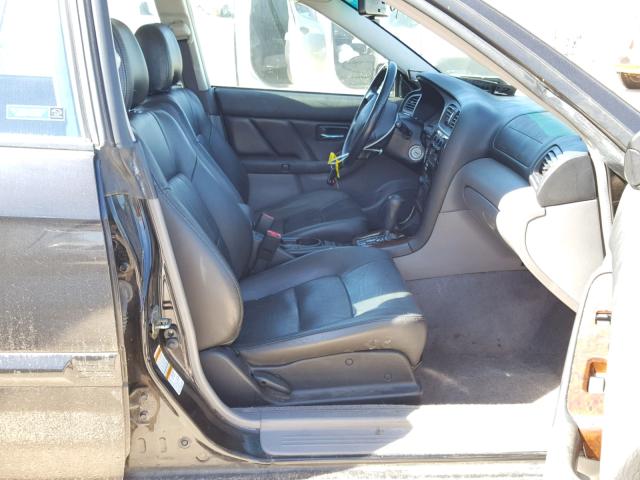 4S3BE656227215108 - 2002 SUBARU LEGACY GT BLACK photo 5