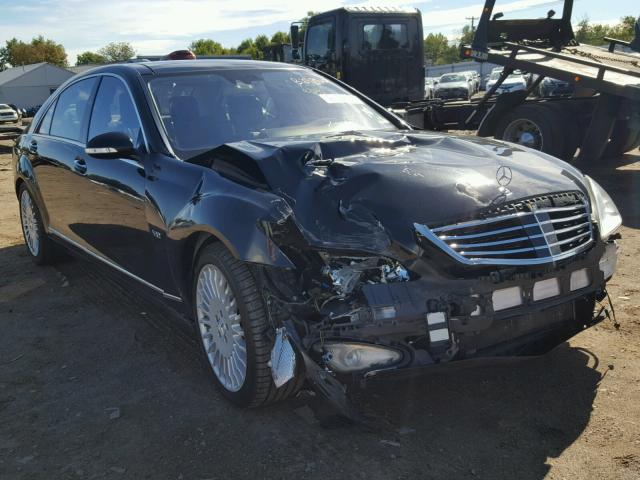 WDDNG76X17A110595 - 2007 MERCEDES-BENZ S 600 BLACK photo 1