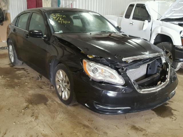 1C3CCBAB2CN104260 - 2012 CHRYSLER 200 LX BLACK photo 1