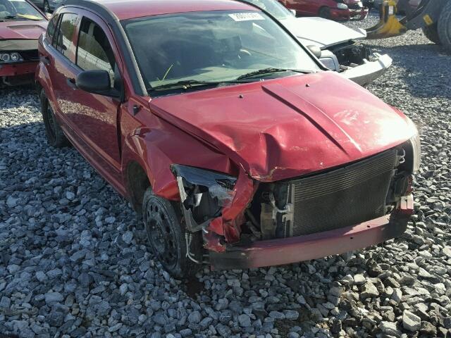 1B3HB48B77D529945 - 2007 DODGE CALIBER SX BURGUNDY photo 1