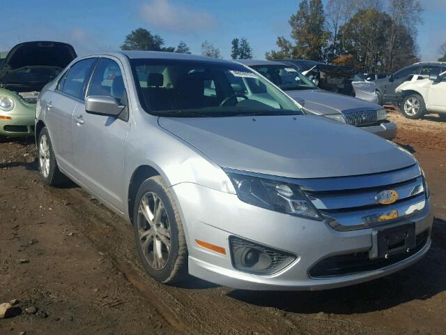 3FAHP0HG1CR445955 - 2012 FORD FUSION SE SILVER photo 1