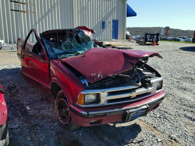 1GCCS14Z9SK233162 - 1995 CHEVROLET S TRUCK S1 BURGUNDY photo 1