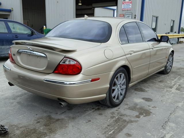 SAJDA01D4YGL41311 - 2000 JAGUAR S-TYPE BEIGE photo 4