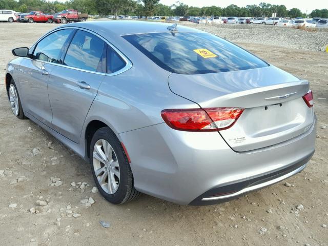 1C3CCCAB9HN501672 - 2017 CHRYSLER 200 LIMITE GRAY photo 3