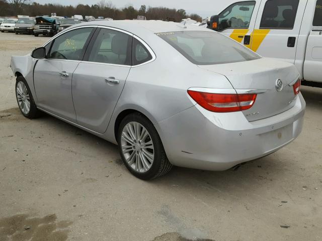 1G4PR5SK9D4189676 - 2013 BUICK VERANO CON SILVER photo 3