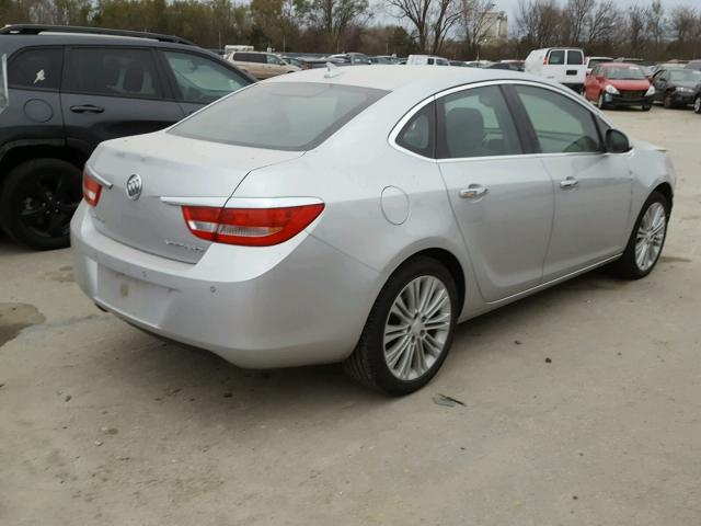 1G4PR5SK9D4189676 - 2013 BUICK VERANO CON SILVER photo 4