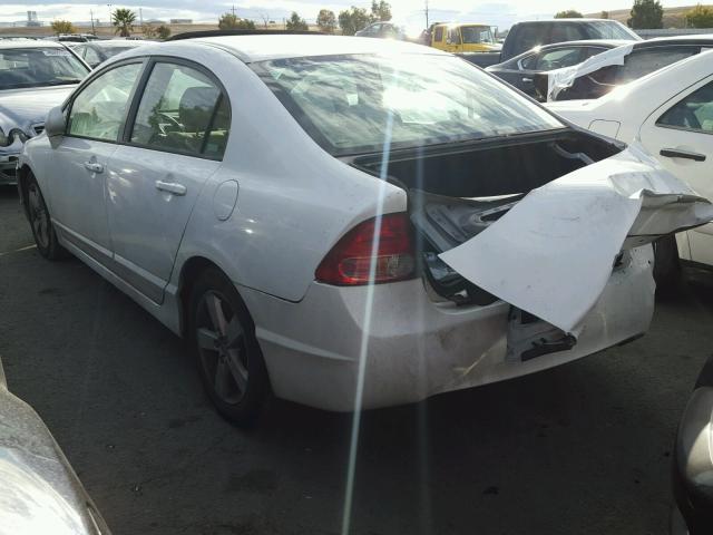 1HGFA16826L131983 - 2006 HONDA CIVIC EX WHITE photo 3