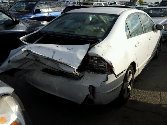 1HGFA16826L131983 - 2006 HONDA CIVIC EX WHITE photo 4