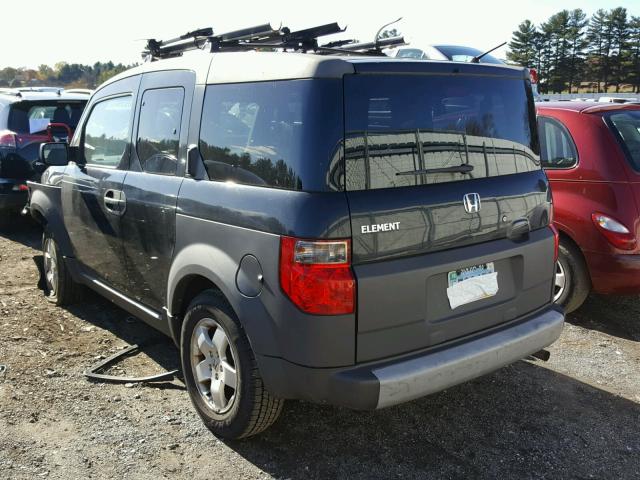 5J6YH28574L031820 - 2004 HONDA ELEMENT EX BLACK photo 3