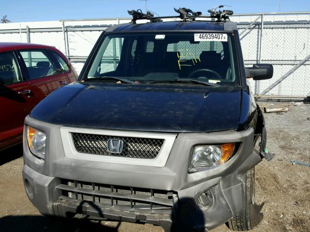 5J6YH28574L031820 - 2004 HONDA ELEMENT EX BLACK photo 9