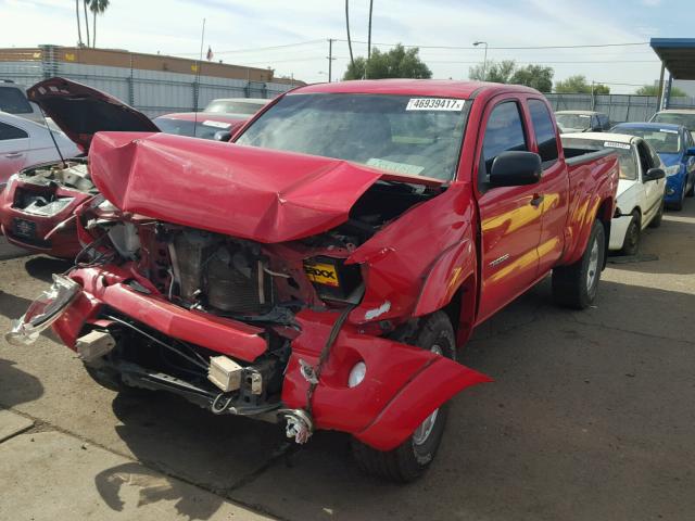 5TEUU42N07Z452627 - 2007 TOYOTA TACOMA ACC RED photo 2