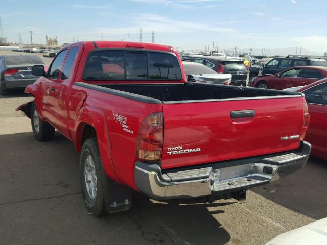 5TEUU42N07Z452627 - 2007 TOYOTA TACOMA ACC RED photo 3