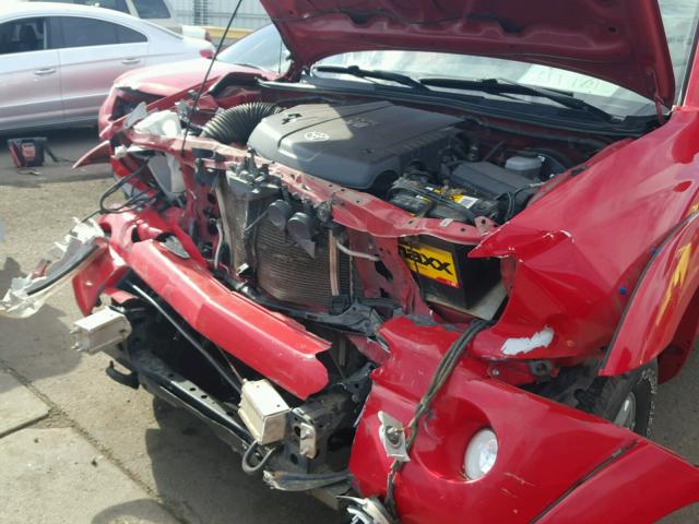 5TEUU42N07Z452627 - 2007 TOYOTA TACOMA ACC RED photo 9