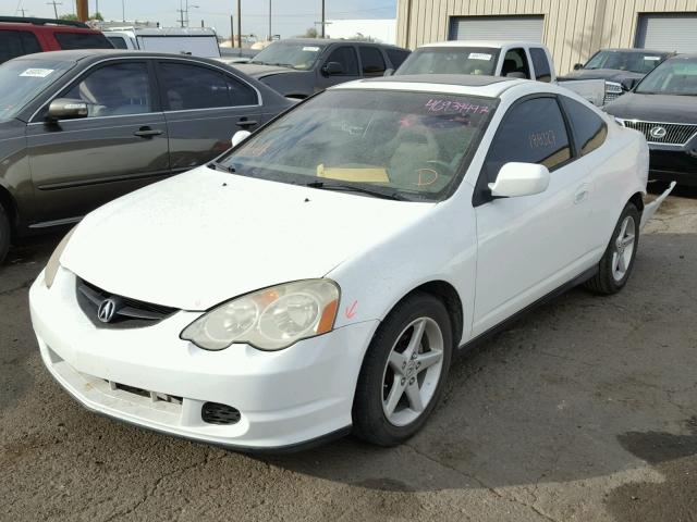 JH4DC54822C028968 - 2002 ACURA RSX WHITE photo 2