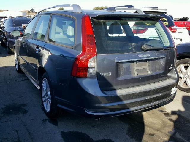 YV1MJ672582396736 - 2008 VOLVO V50 T5 GRAY photo 3