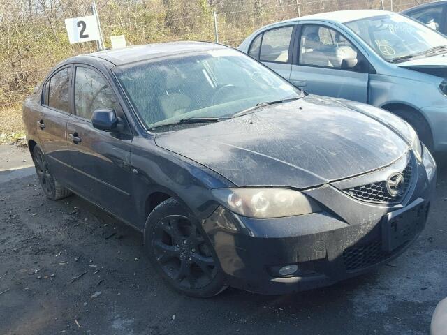 JM1BK32G681166317 - 2008 MAZDA 3 I BLACK photo 1