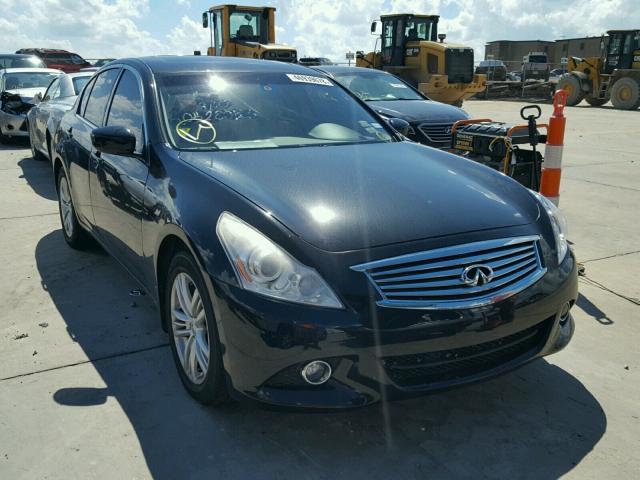 JN1DV6AR8CM861879 - 2012 INFINITI G25 BLACK photo 1