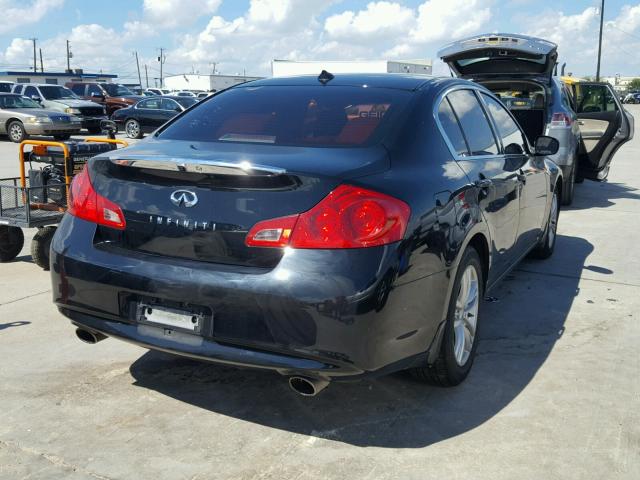 JN1DV6AR8CM861879 - 2012 INFINITI G25 BLACK photo 4