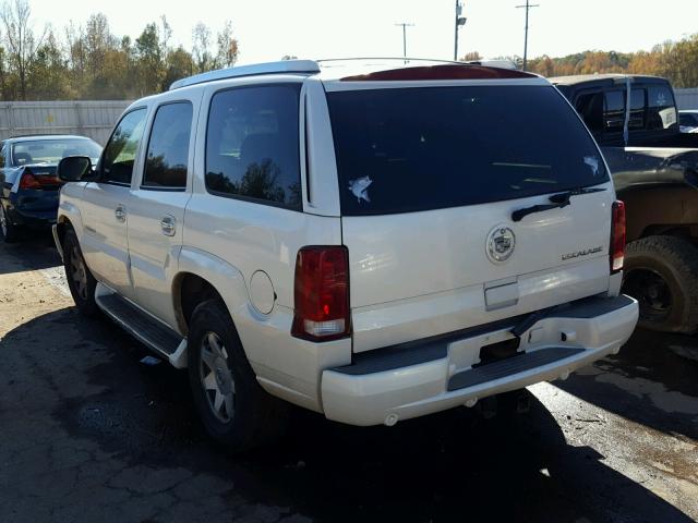 1GYEK63N83R120973 - 2003 CADILLAC ESCALADE L WHITE photo 3